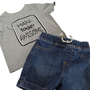 Garanimals Baby Boys Outfit Size 18 Months Make Today Awesome